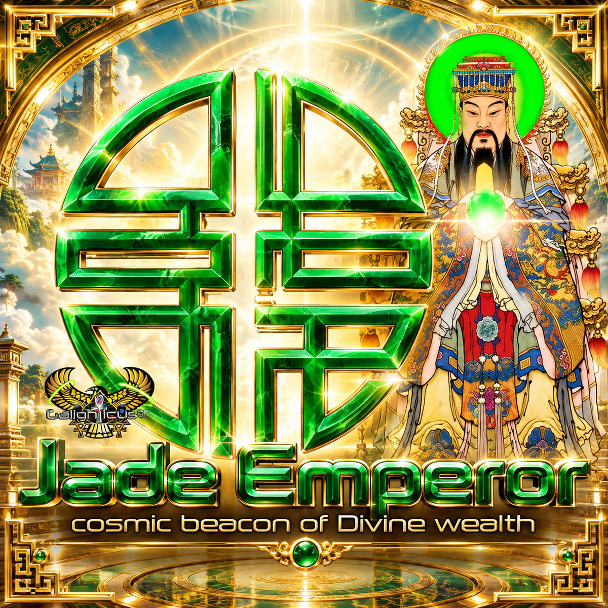 The Jade Emperor & Mazu Greenbacks of Wealth Beacon