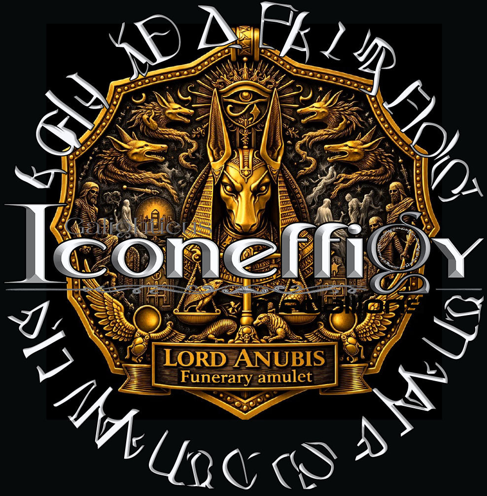 Lord Anubis Funery Amulet Medallion: Resistor of Ghosts, goblins & ghouls