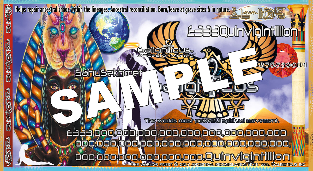 The Sekhmet/Ancestral reconciliation note™